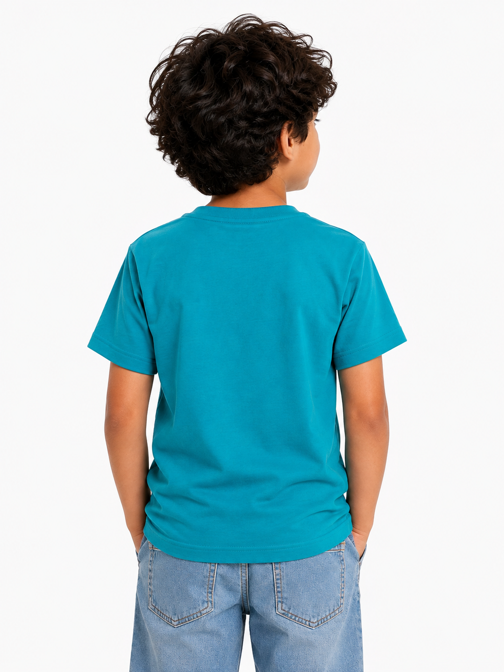 Threads Mark Kids "My Brain Has Too Many Tabs Open" Graphic Cotton T-Shirt – Turquoise Blue