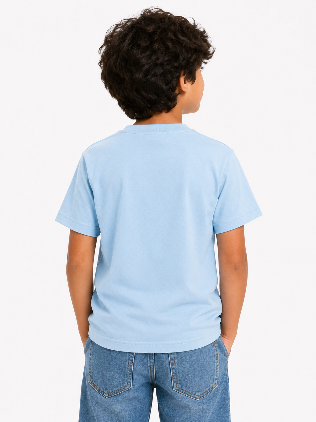 Threads Mark Kids Born to Explore Graphic Cotton T-Shirt – Sky Blue