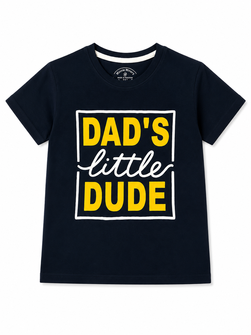 Dad's Little Dude Graphic T-Shirt for Boys
