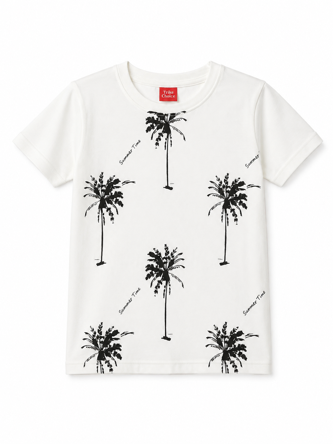 Threads Mark Kids Palm Tree Print T-Shirt – White