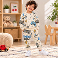 Kids Gaming Print Sweatshirt & Jogger Set | 2-Piece Game Mode Outfit