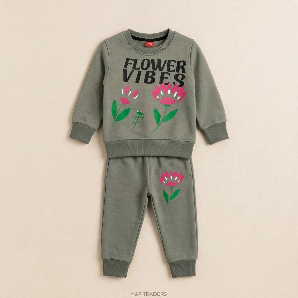 Kids Flower Vibes Tracksuit