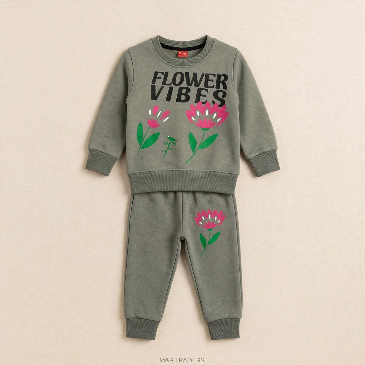 Kids Flower Vibes Tracksuit